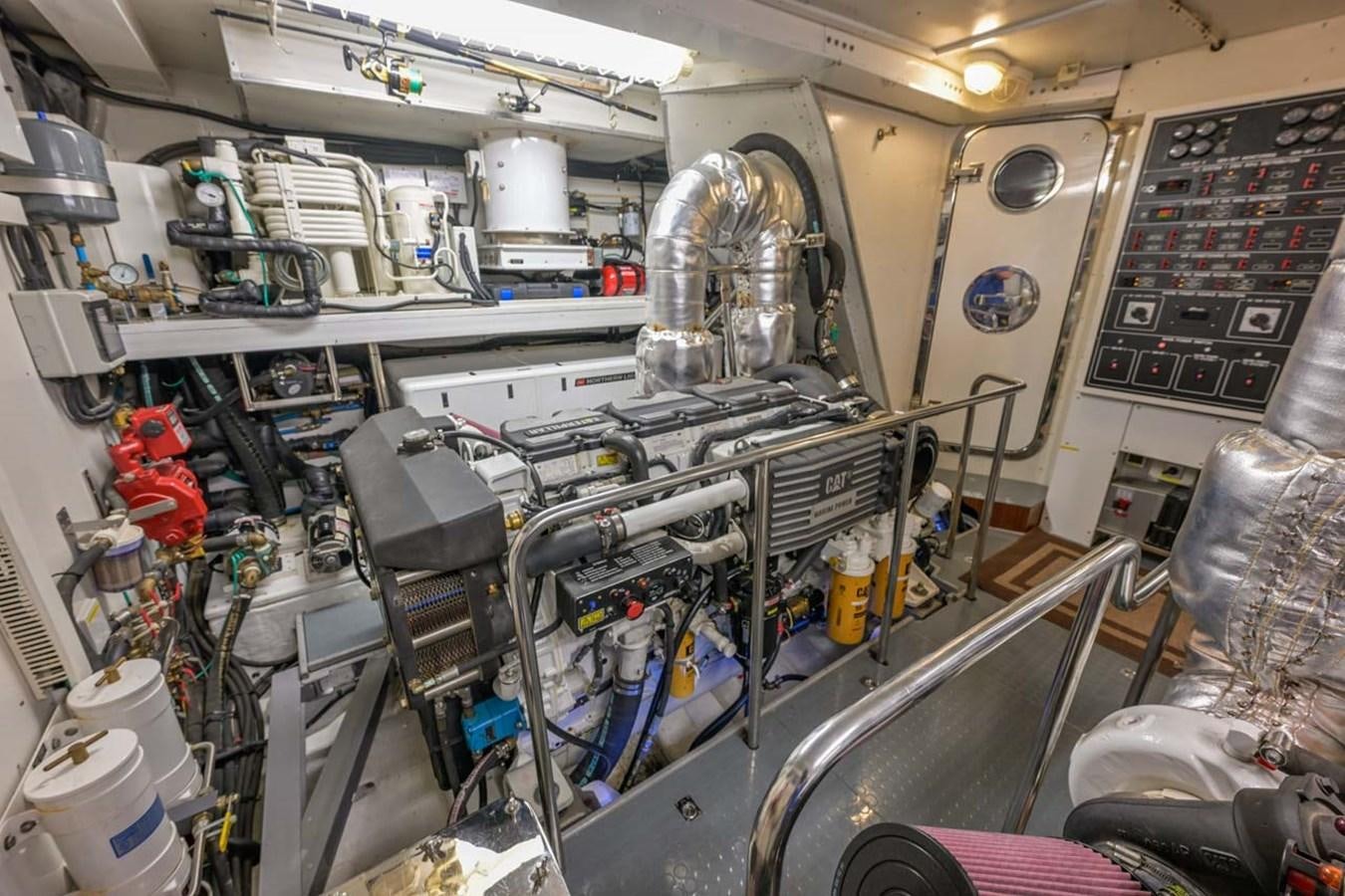 a room with machinery aboard BELLA SOGNO Yacht for Sale