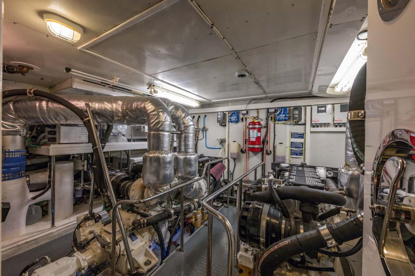a room with machinery aboard BELLA SOGNO Yacht for Sale