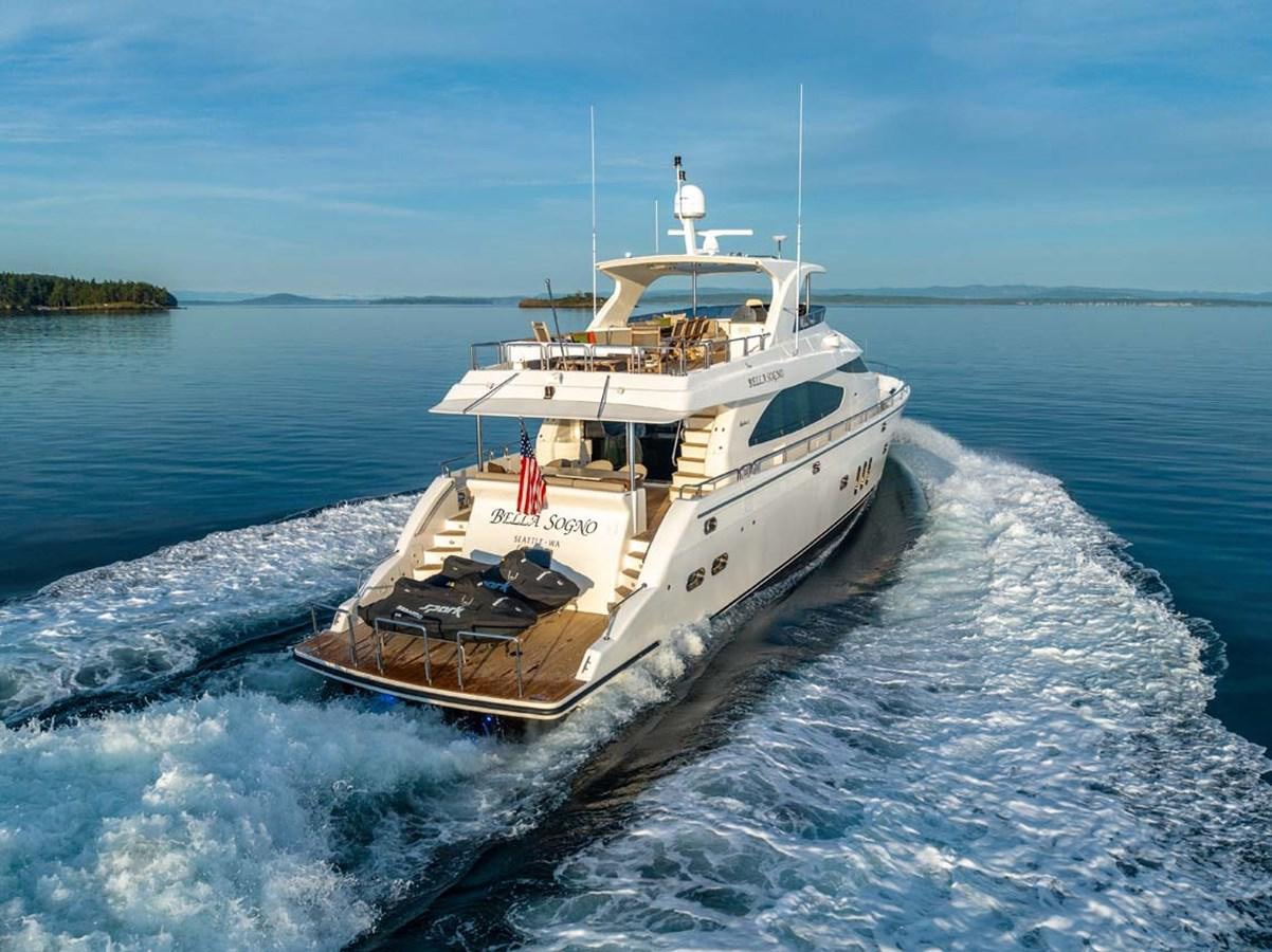 a boat on the water aboard BELLA SOGNO Yacht for Sale