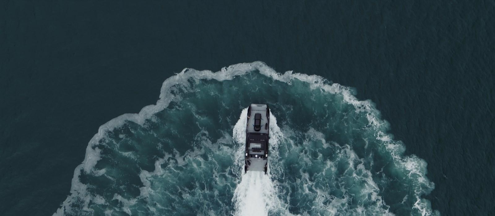 a space shuttle in space aboard SUPERFAST 224 Yacht for Sale