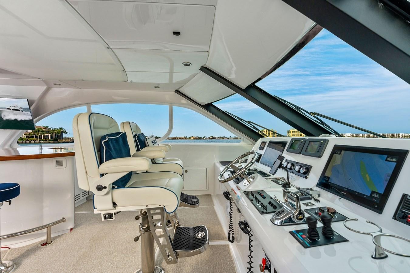 inside of a plane aboard RUMOURS Yacht for Sale