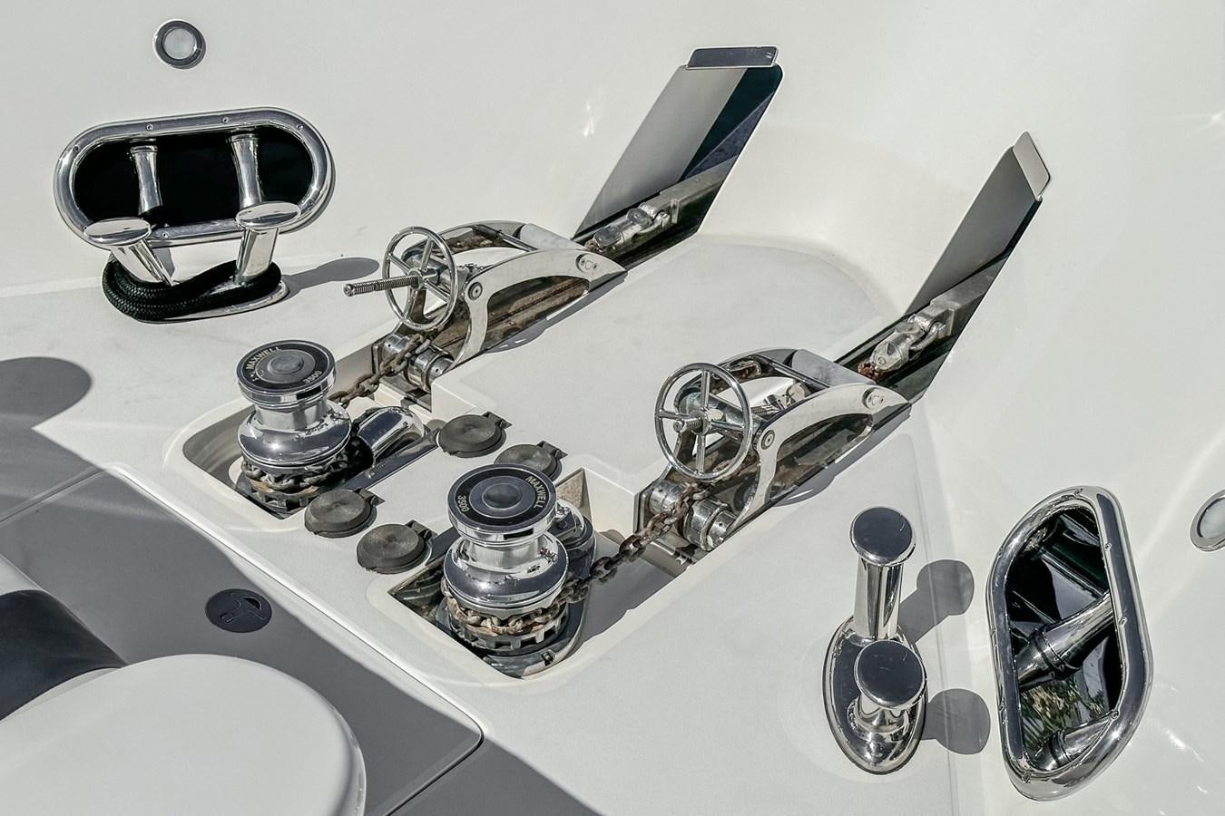 a close-up of a microscope aboard LIBERTY Yacht for Sale