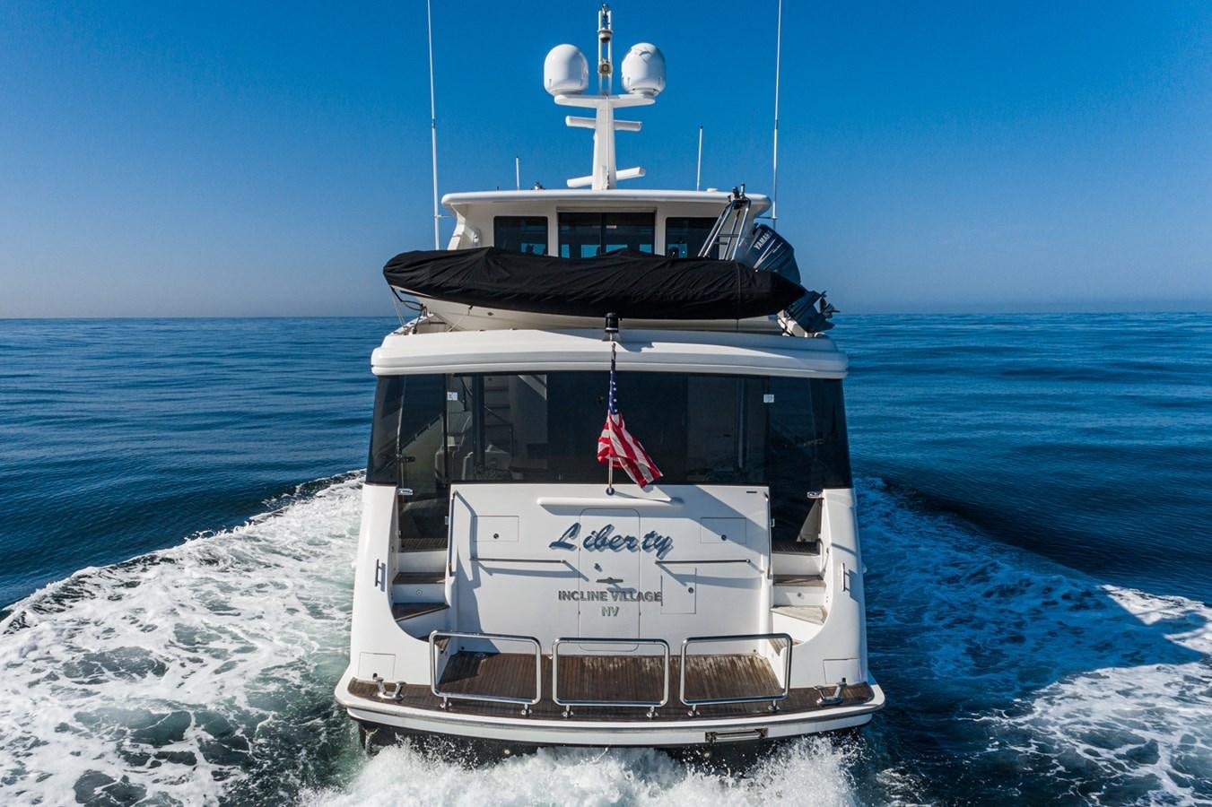 a boat on the water aboard LIBERTY Yacht for Sale