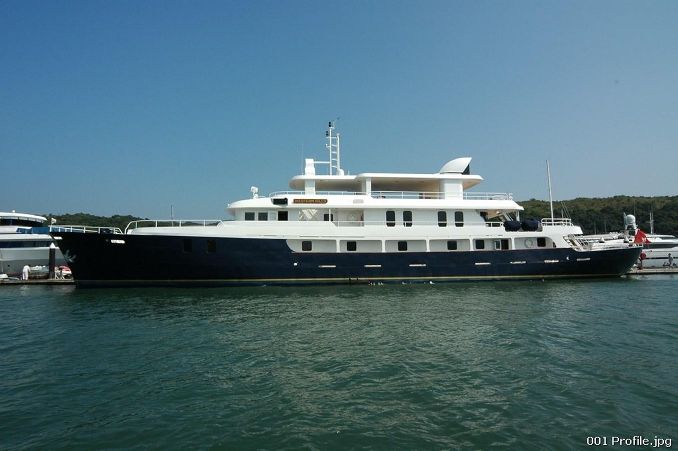 a large boat in the water aboard WESTERN ISLES Yacht for Sale