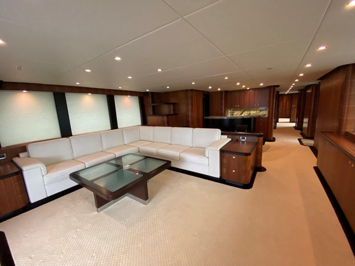 a large living room with a couch aboard RICHESSE Yacht for Sale