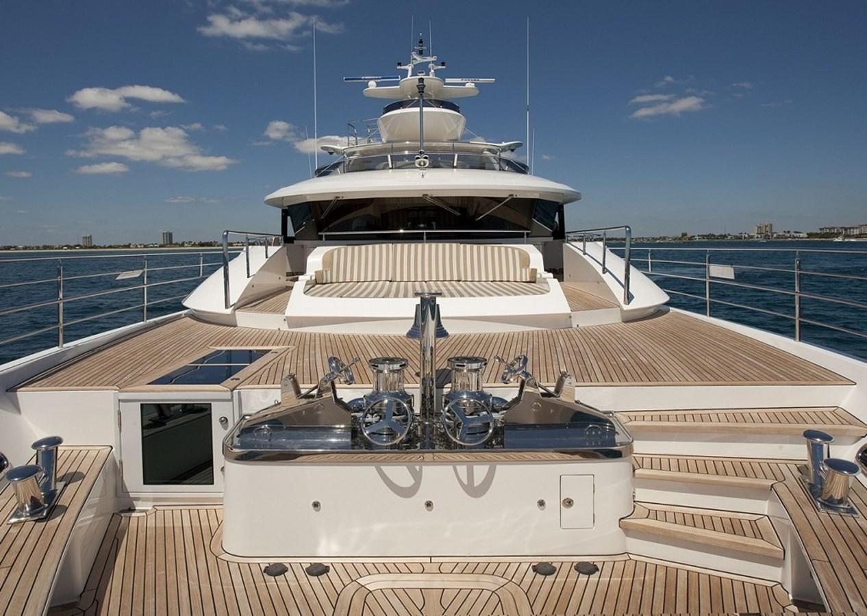 a boat on a deck aboard RICHESSE Yacht for Sale