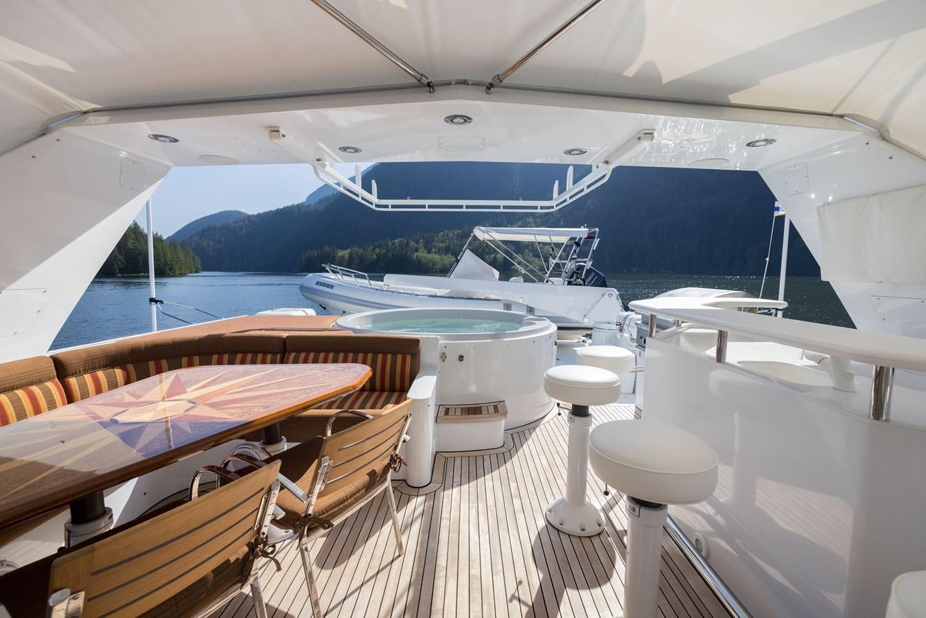 a boat on the water aboard REPOSADO Yacht for Sale