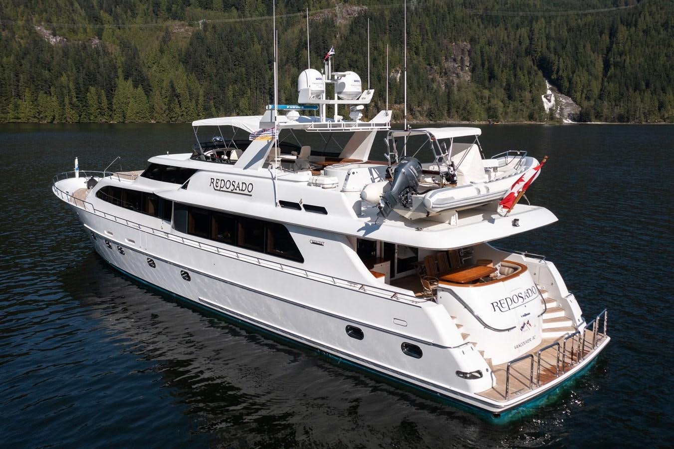 a boat on the water aboard REPOSADO Yacht for Sale