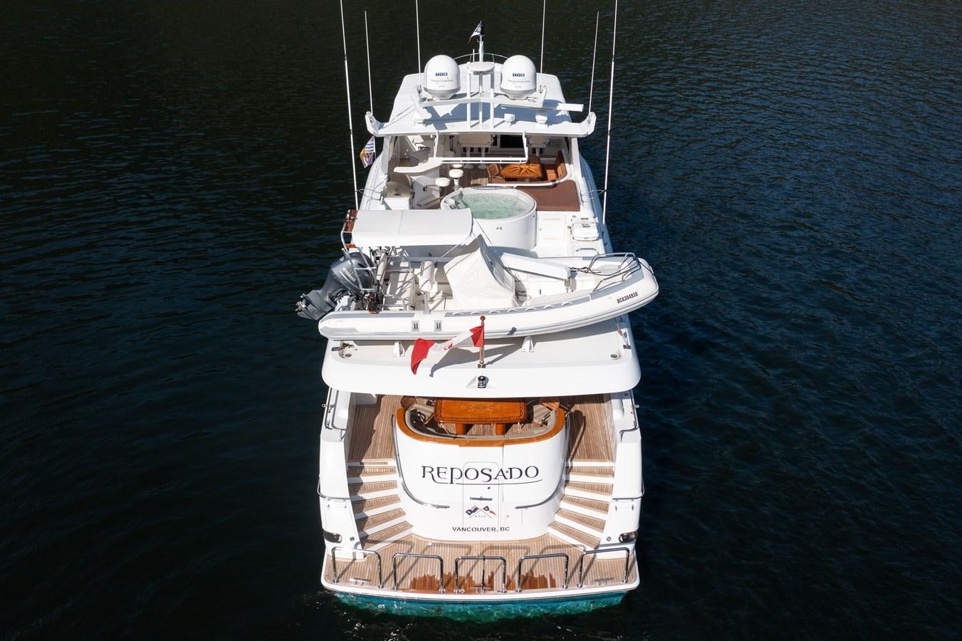 a boat on the water aboard REPOSADO Yacht for Sale
