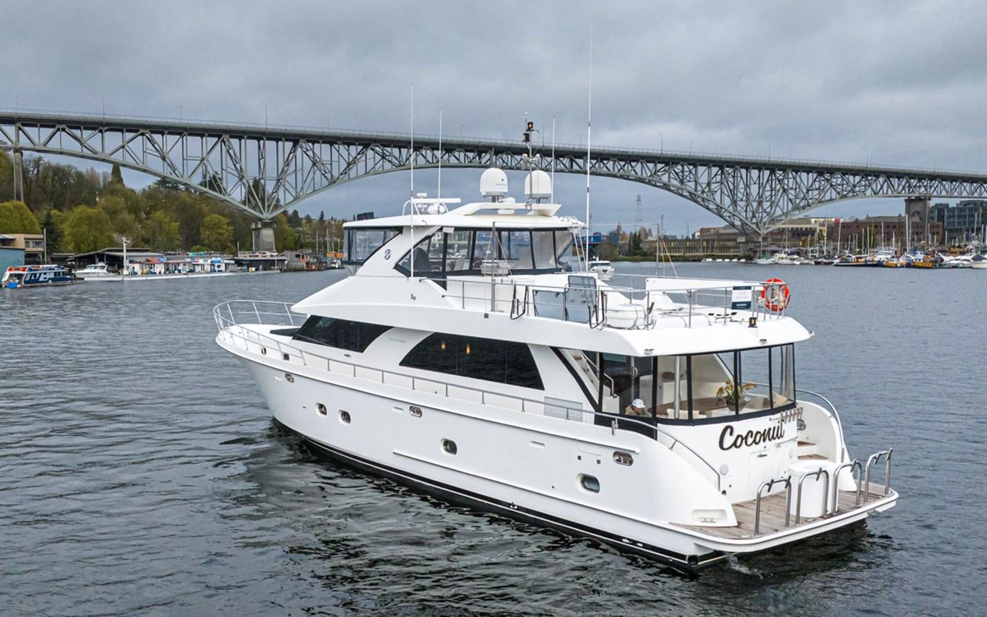 a boat on the water aboard COCONUT Yacht for Sale