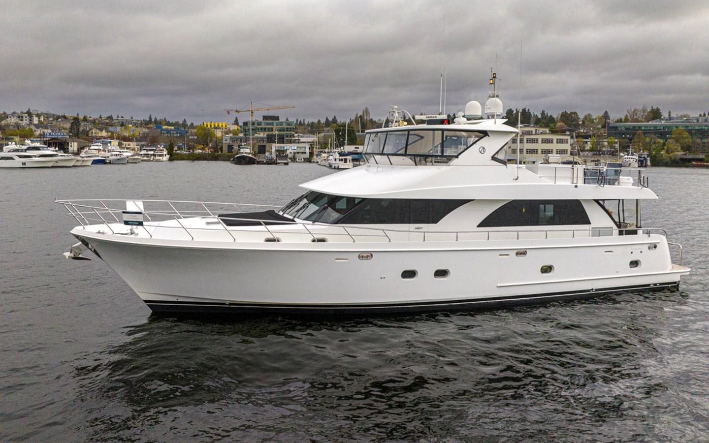 a white yacht in the water aboard COCONUT Yacht for Sale