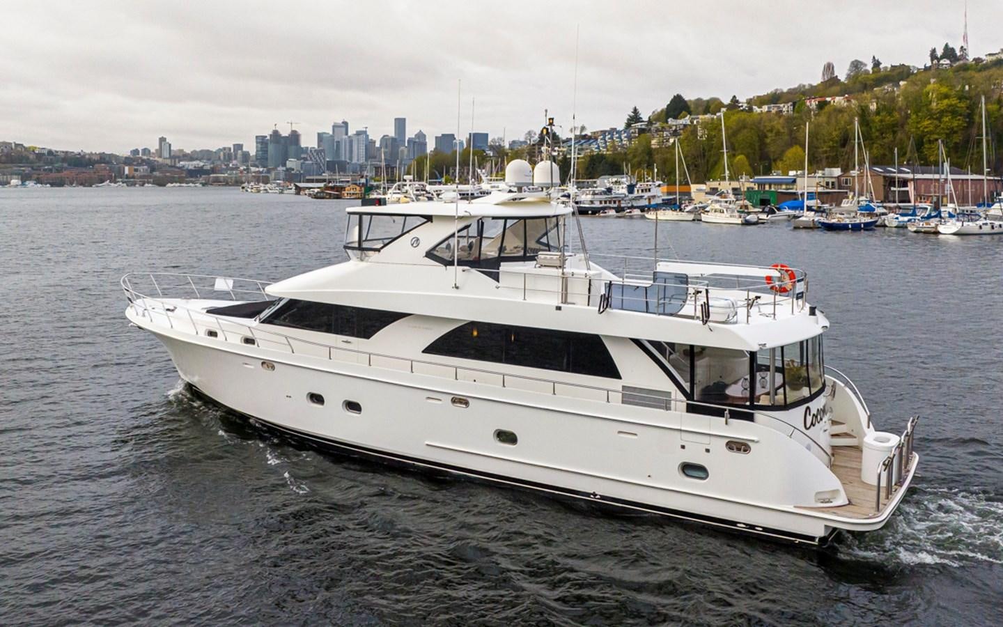 a boat on the water aboard COCONUT Yacht for Sale