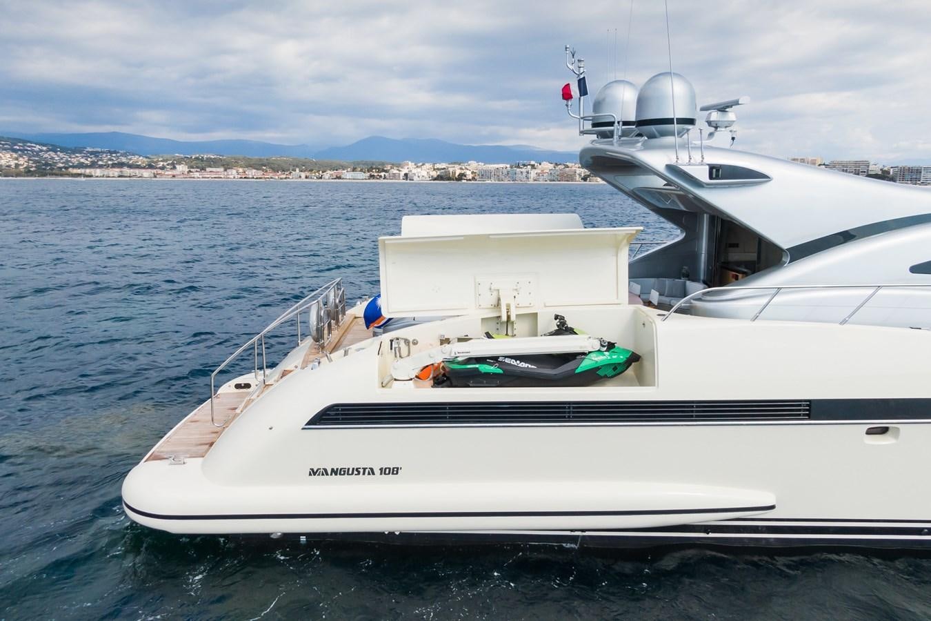 a boat on the water aboard TECHNOMARINE Yacht for Sale