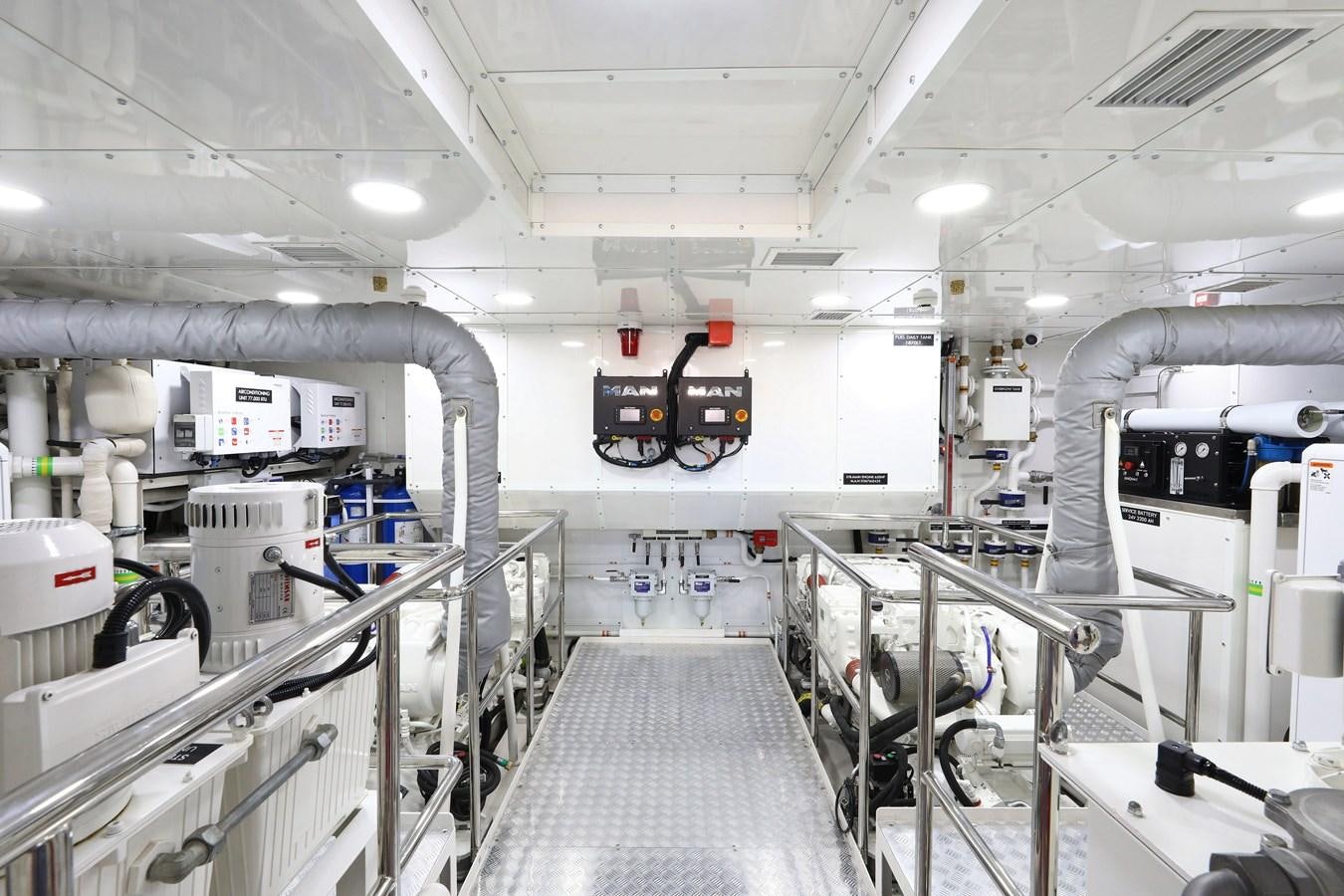 a room with several machines aboard AEGEAN EXPLORER 26M/02 Yacht for Sale