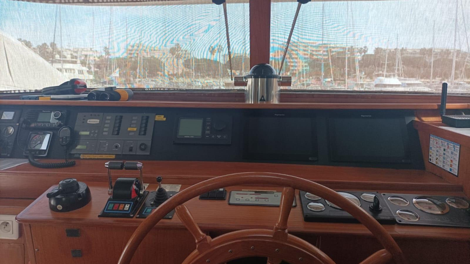 inside of a vehicle aboard SEALORD Yacht for Sale