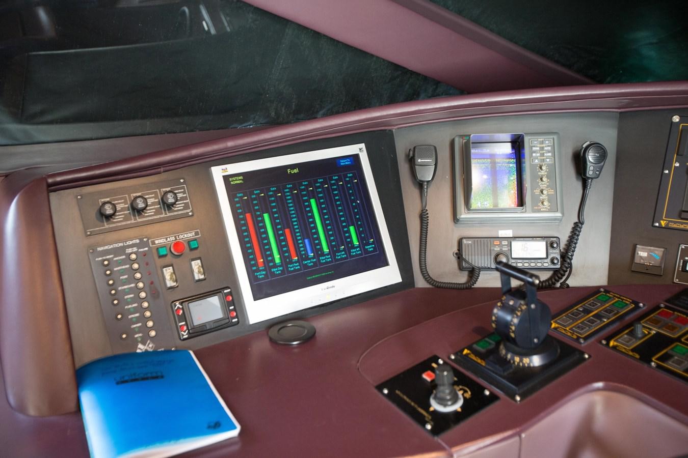 a small electronic device aboard TAMTEEN Yacht for Sale