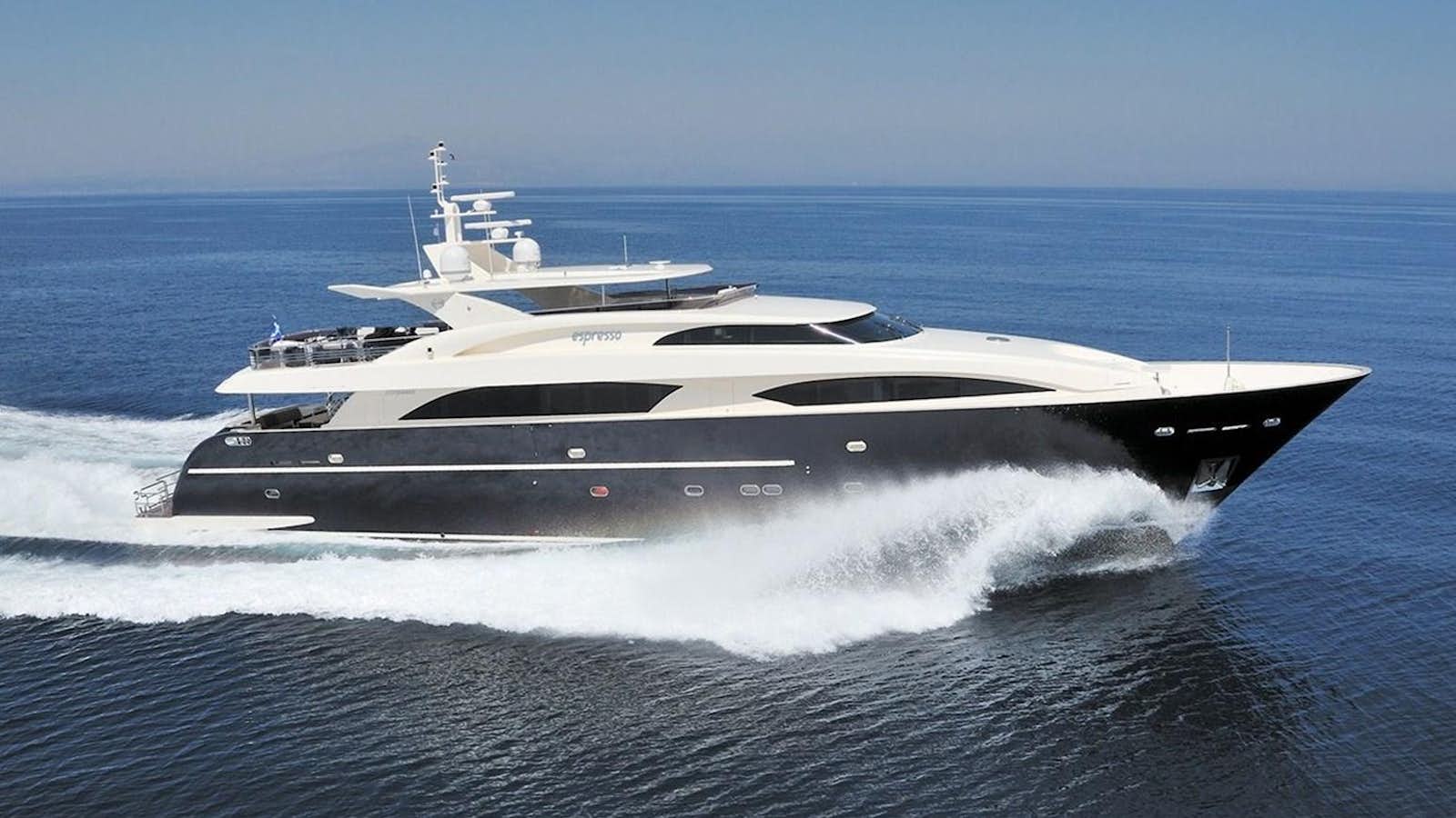 a ship on the water aboard ESPRESSO Yacht for Sale