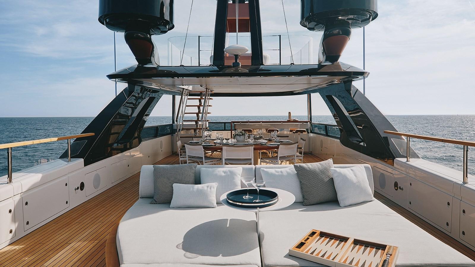 a boat on the water aboard KOJU Yacht for Sale