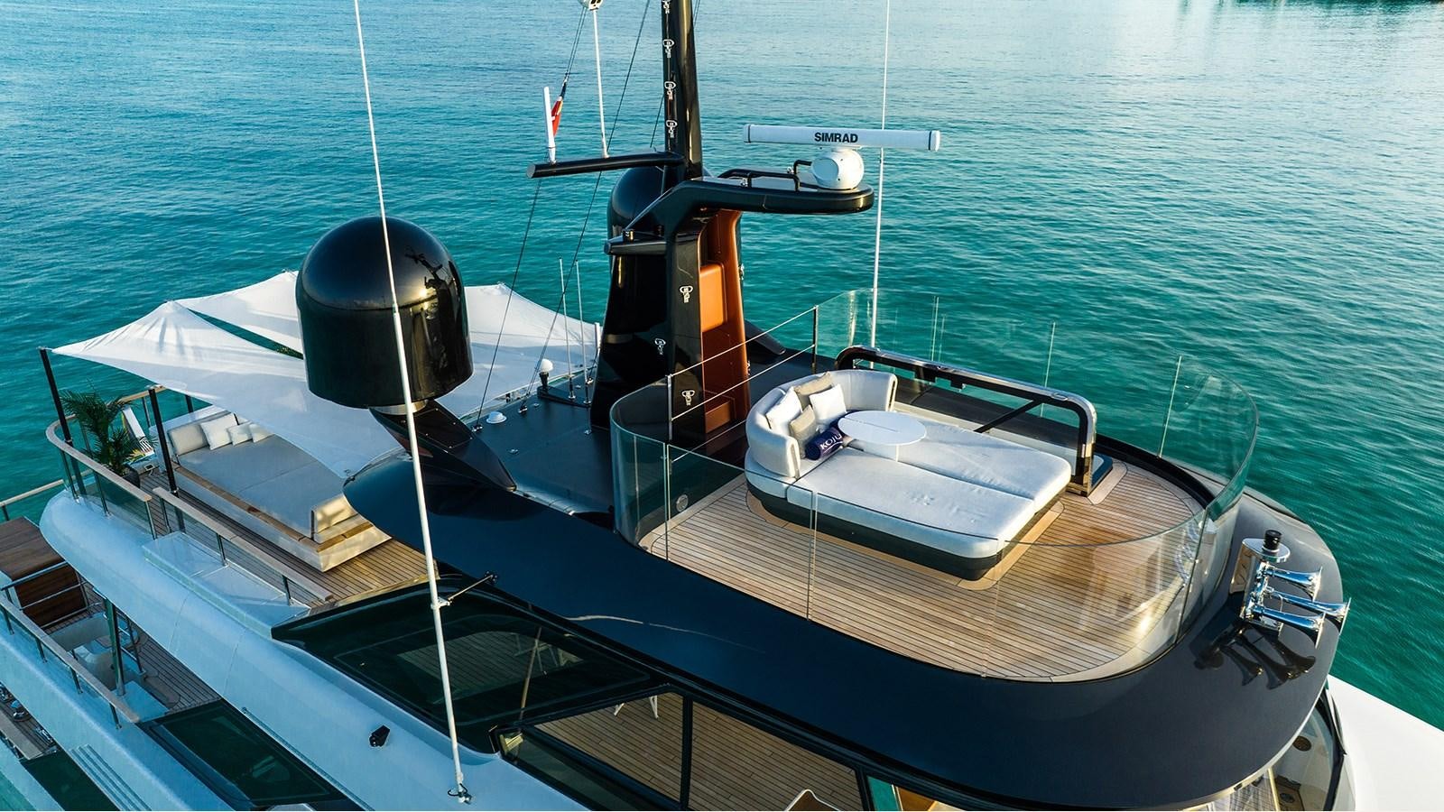 a boat on the water aboard KOJU Yacht for Sale