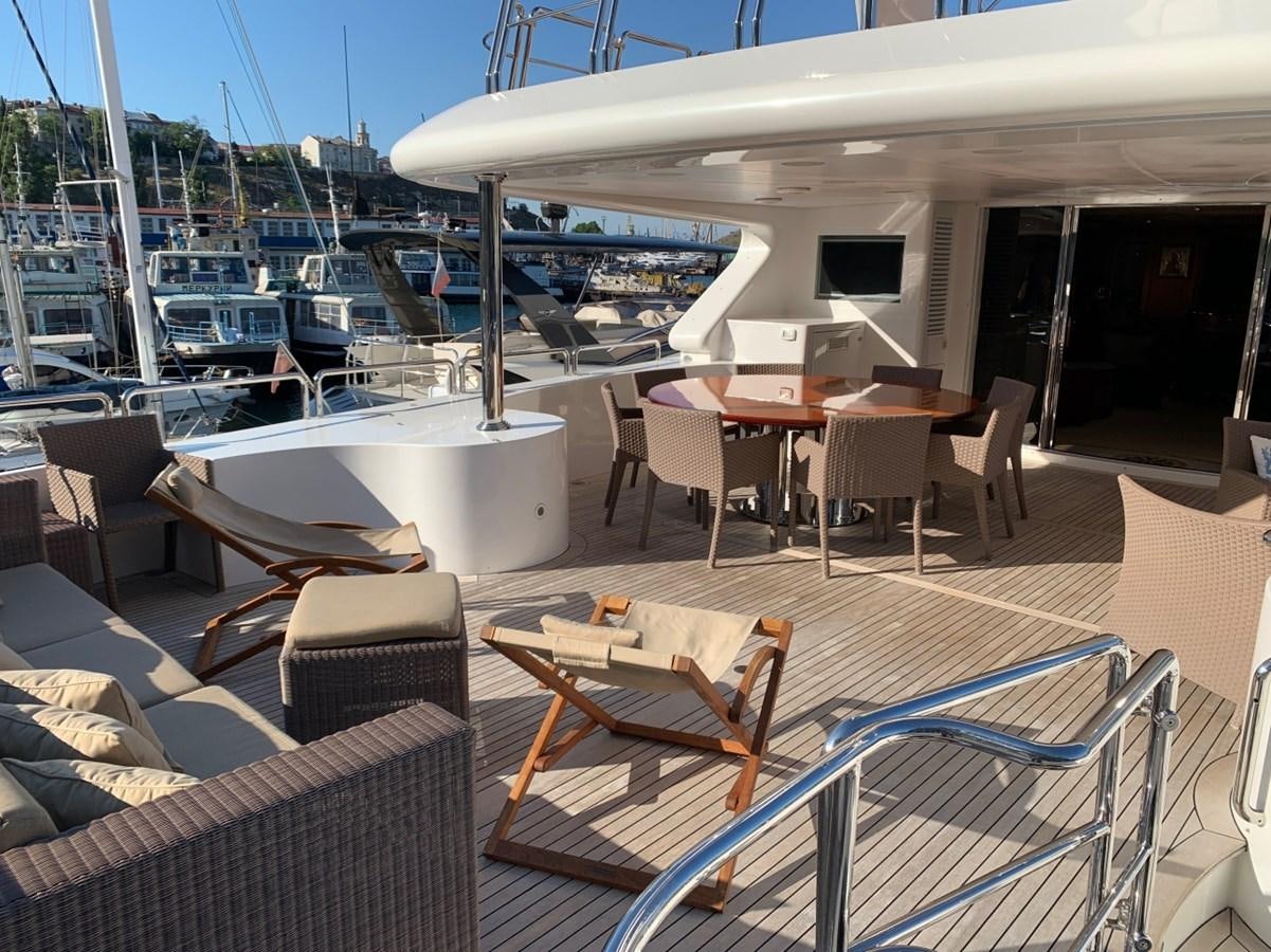 a boat on the water aboard DREAM ON II Yacht for Sale