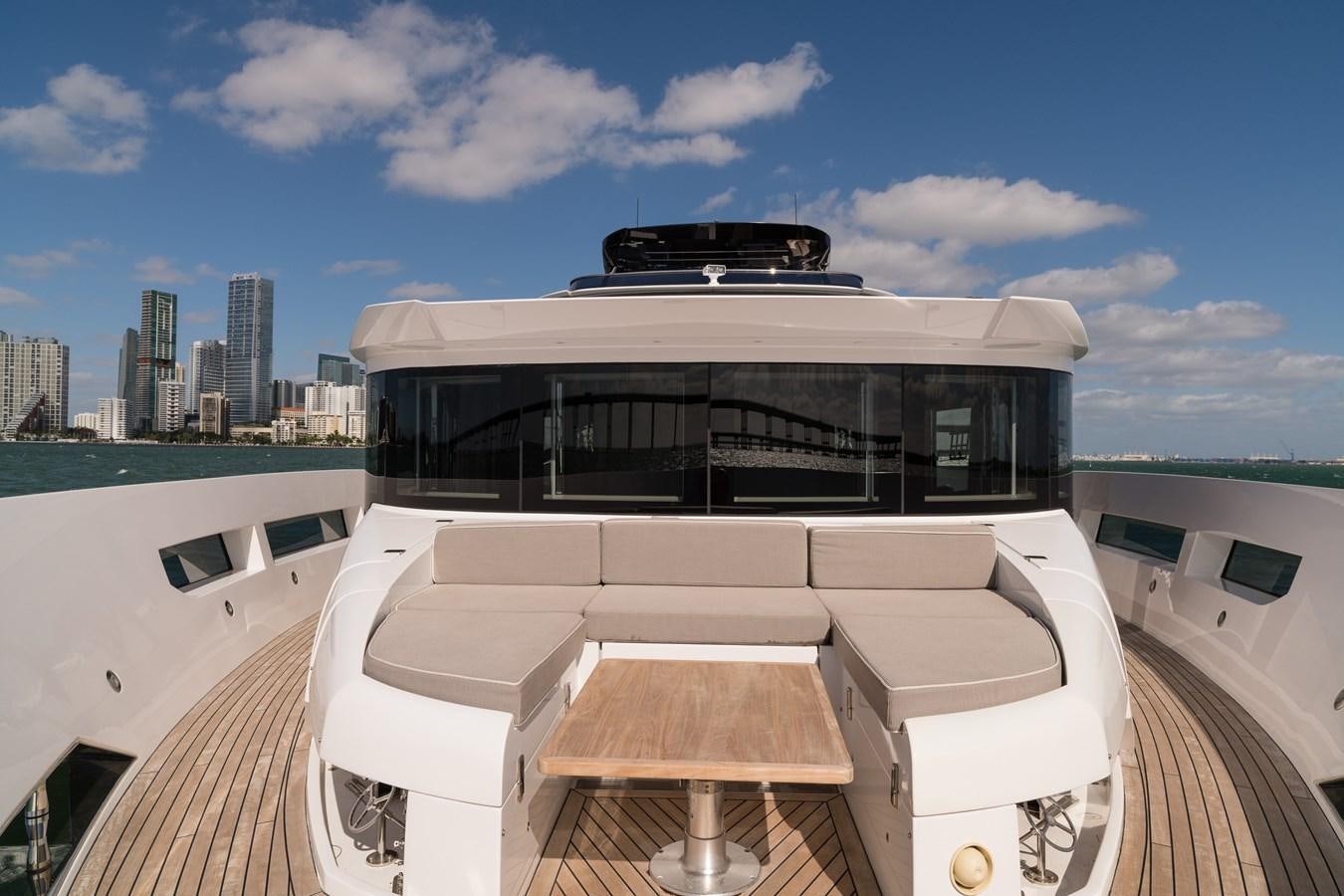 a boat on a deck aboard THE PEDDLER Yacht for Sale