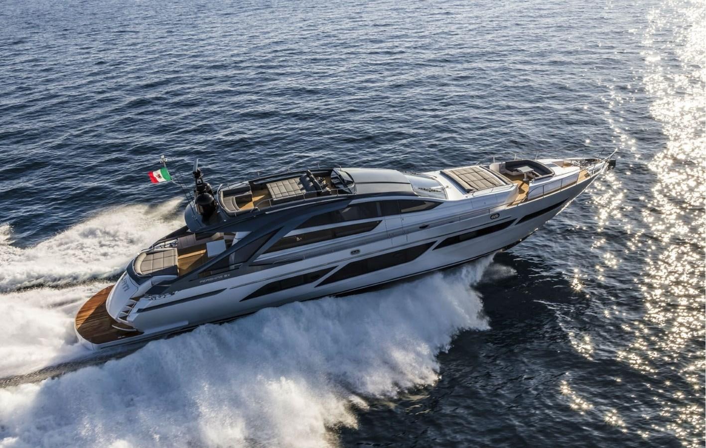 a boat on the water aboard FERRETTI 920/29 Yacht for Sale