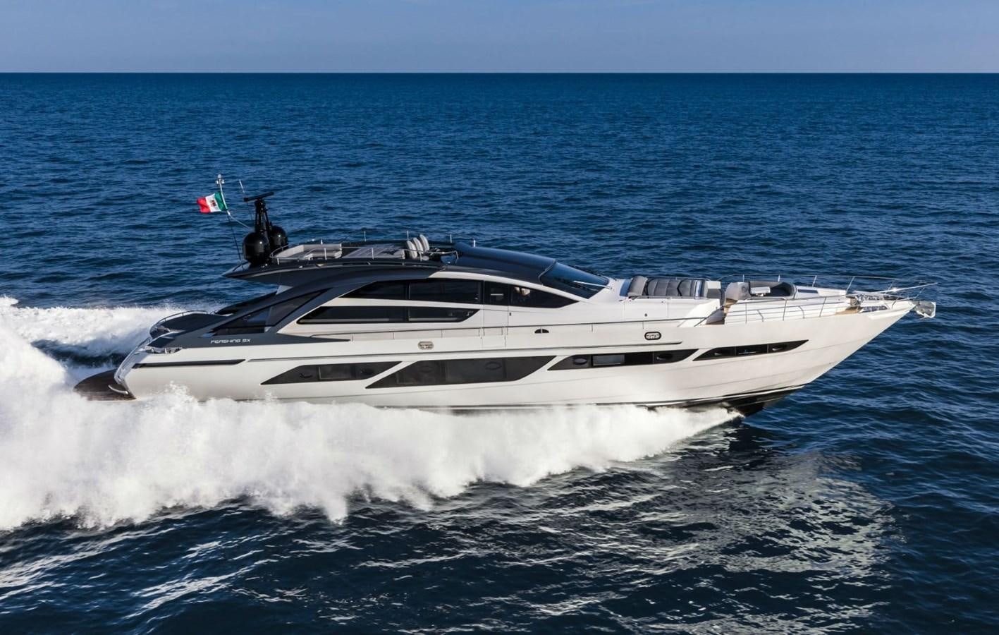 a boat on the water aboard FERRETTI 920/29 Yacht for Sale