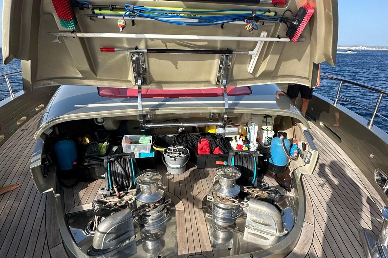 a boat full of items aboard ELIZAVETA Yacht for Sale