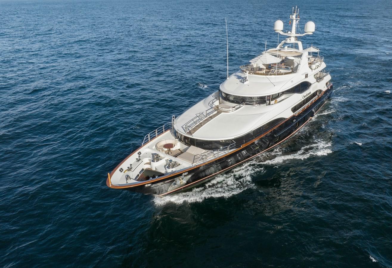 a ship in the water aboard CHECKMATE Yacht for Sale
