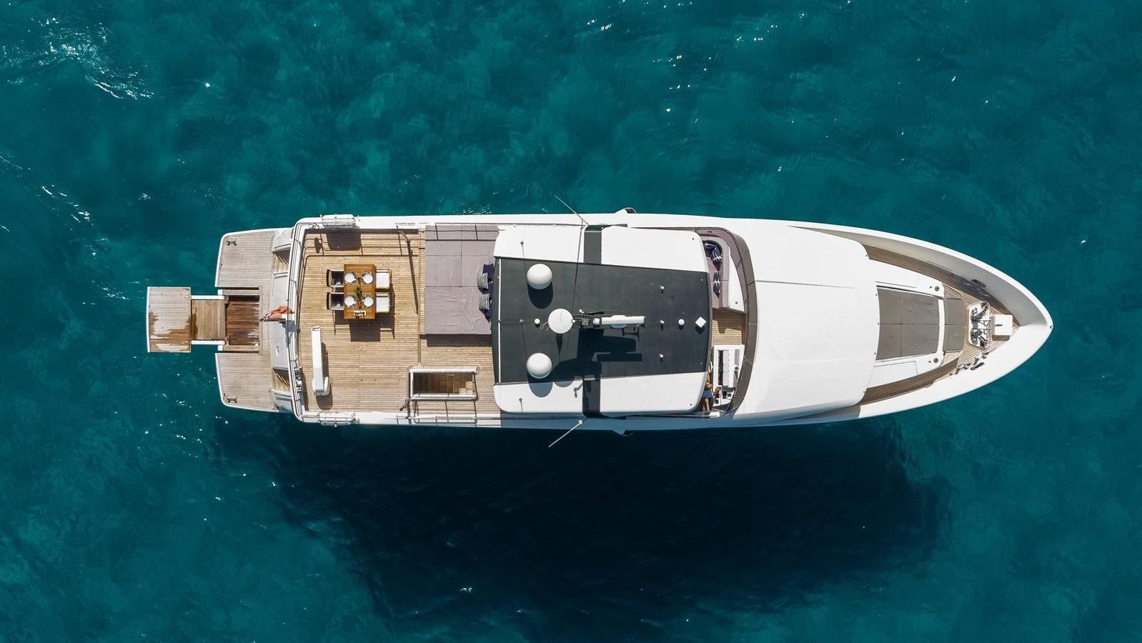 a satellite in the ocean aboard YES Yacht for Sale