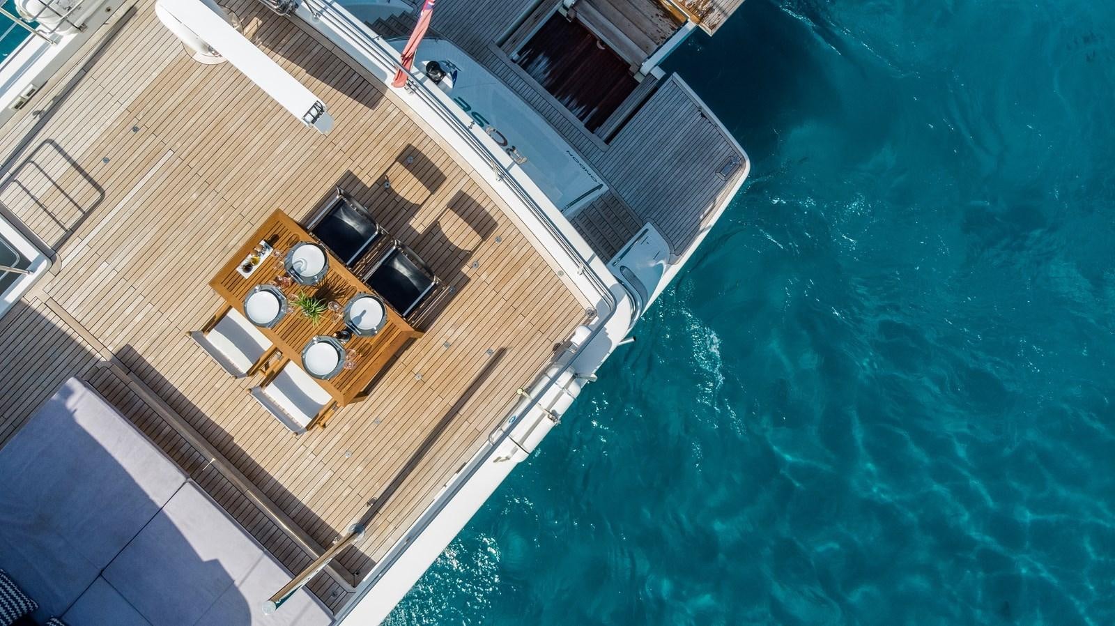 a boat on the water aboard YES Yacht for Sale