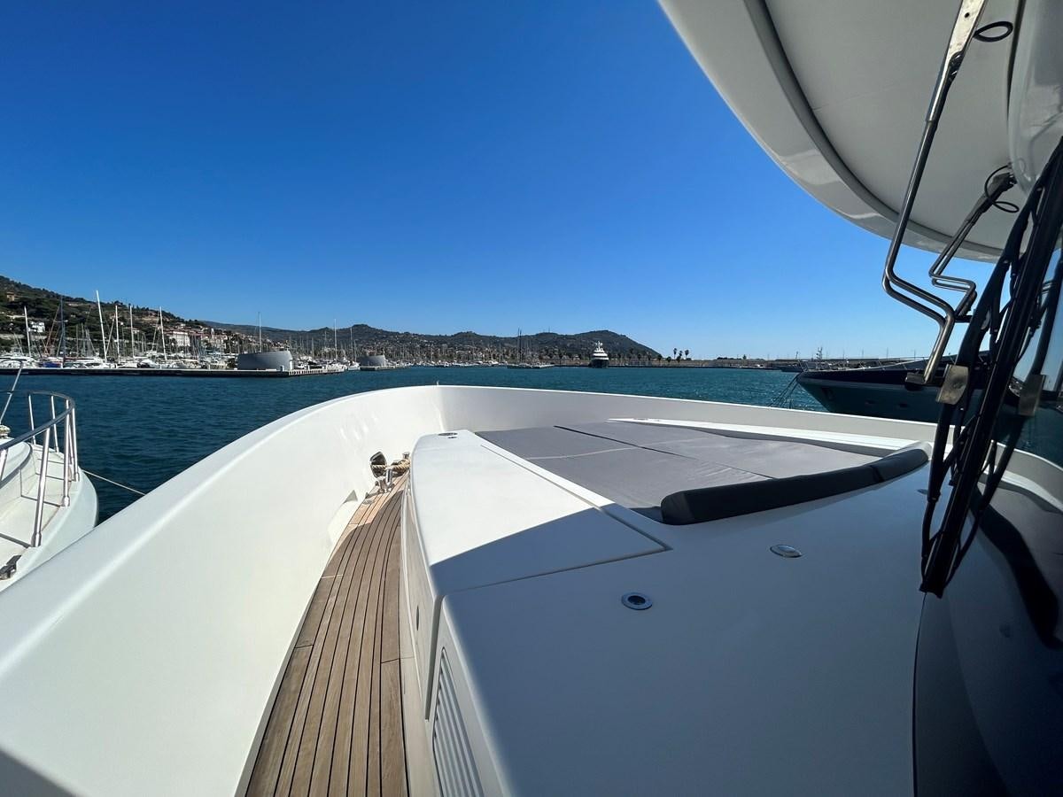 a boat on the water aboard YES Yacht for Sale