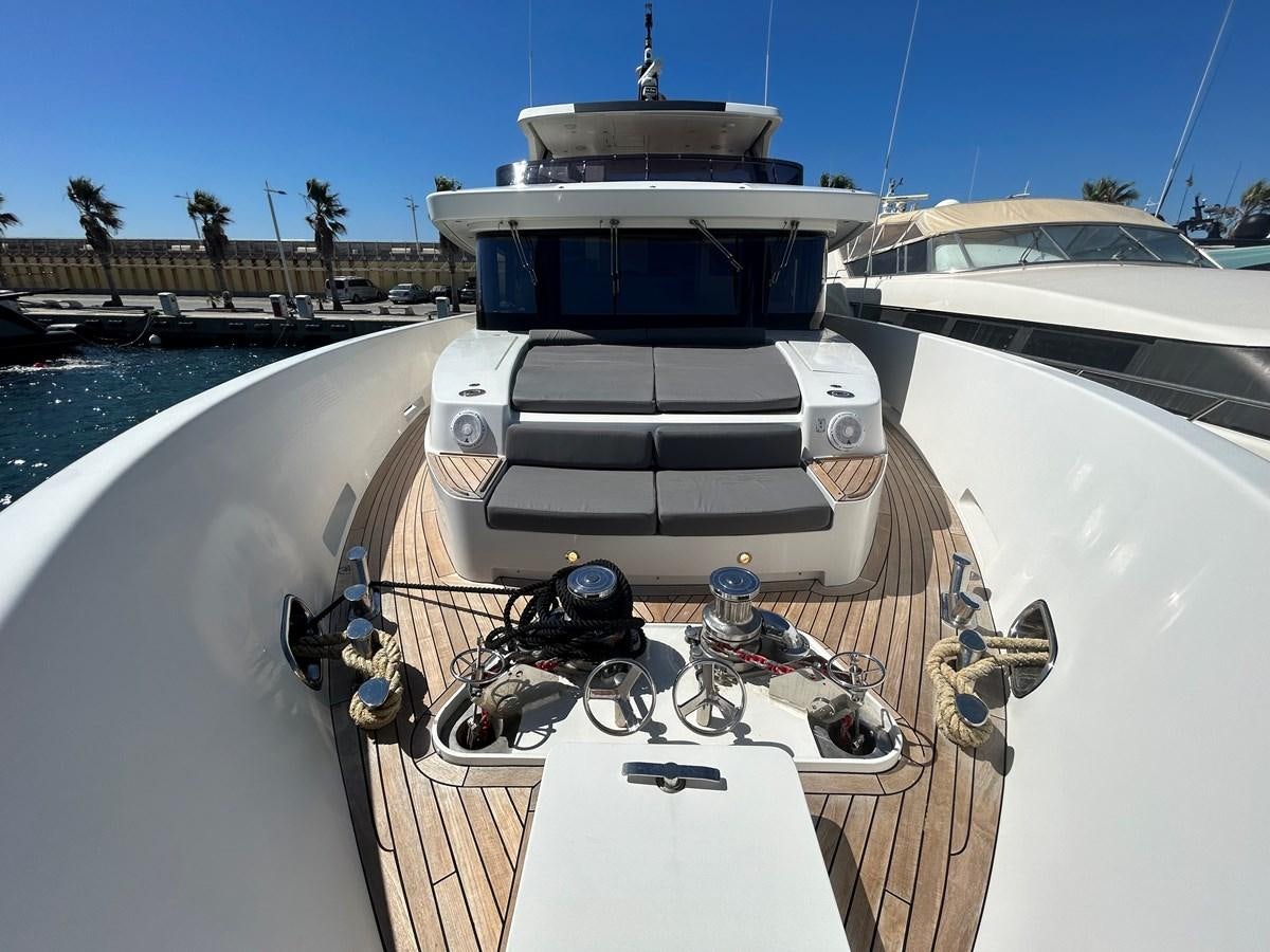 a boat on the water aboard YES Yacht for Sale