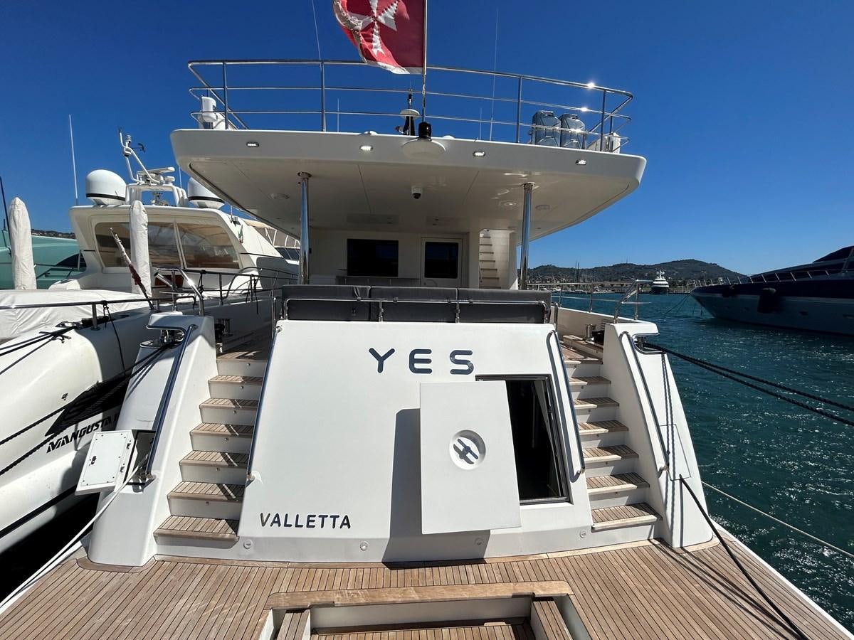 a boat on the water aboard YES Yacht for Sale