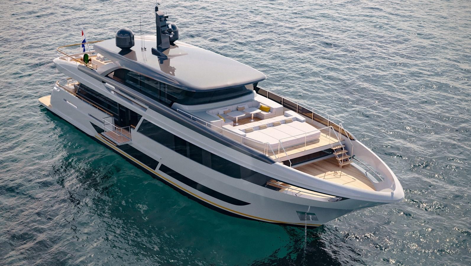 a boat on the water aboard THE VESSEL Yacht for Sale