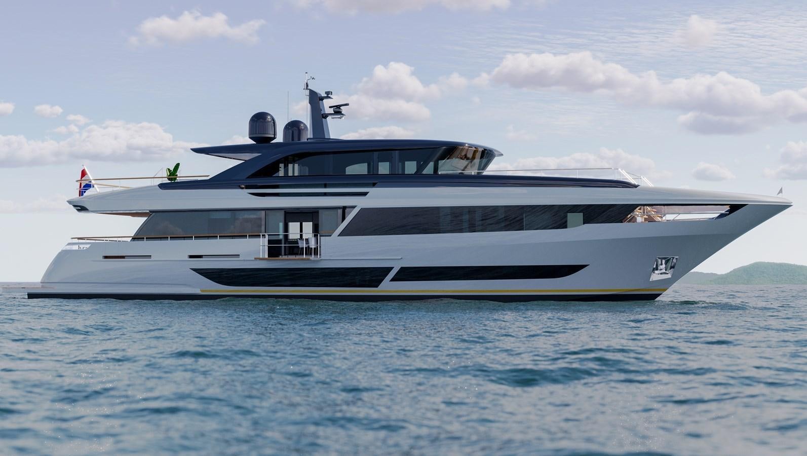 a boat in the water aboard THE VESSEL Yacht for Sale