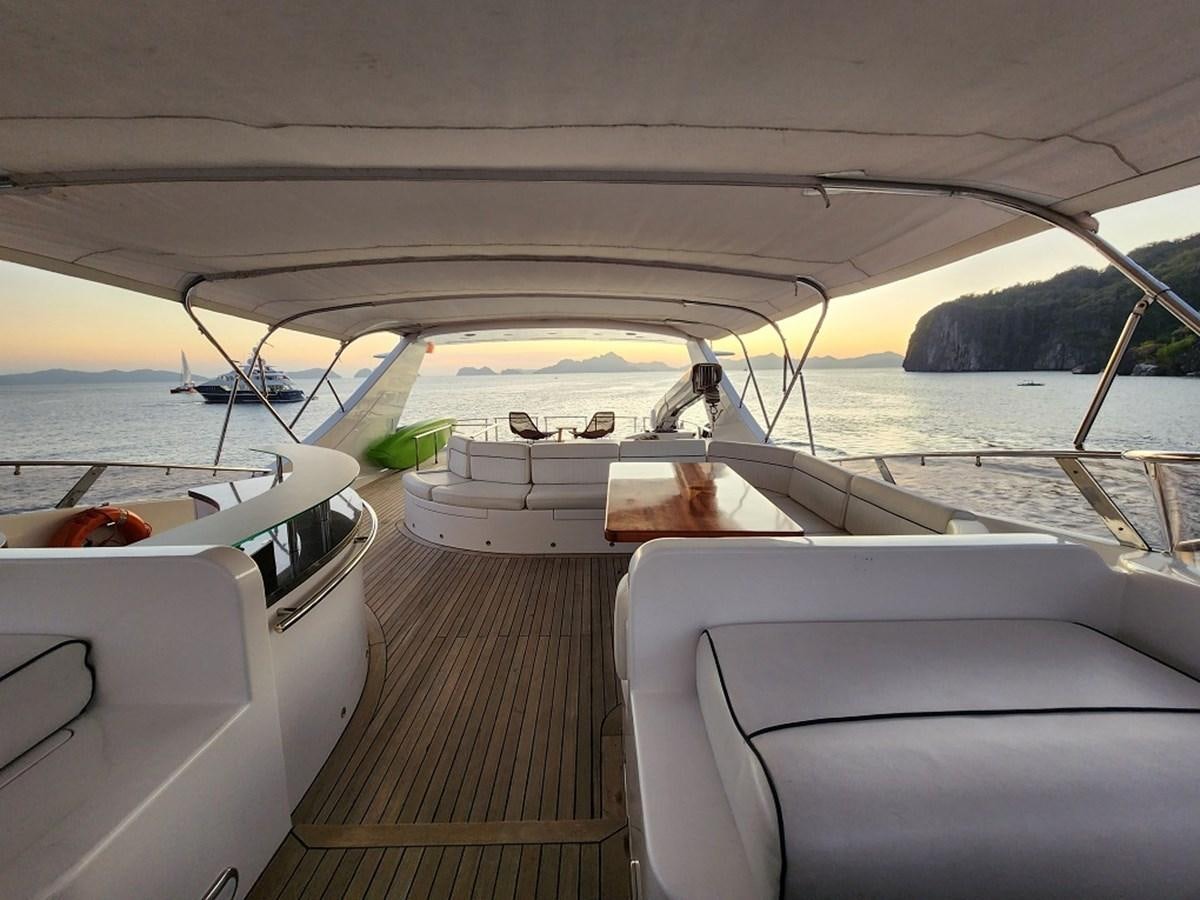 a boat on the water aboard BLUE SAPPHIRE Yacht for Sale