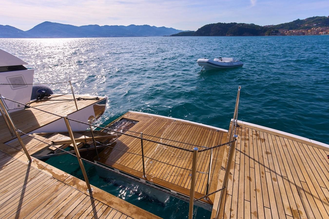 a boat on the water aboard ESTIA Yacht for Sale