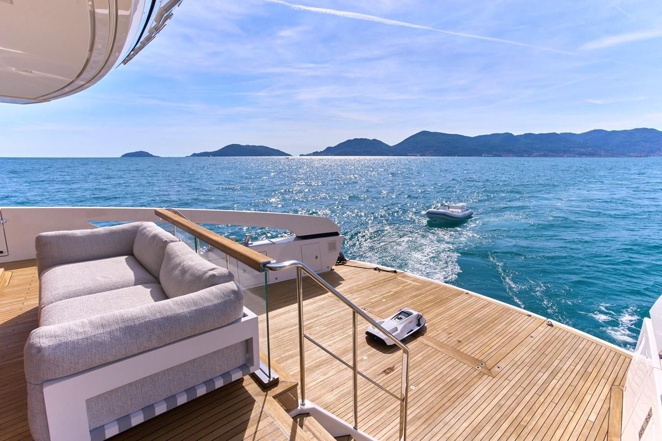 a boat on the water aboard ESTIA Yacht for Sale