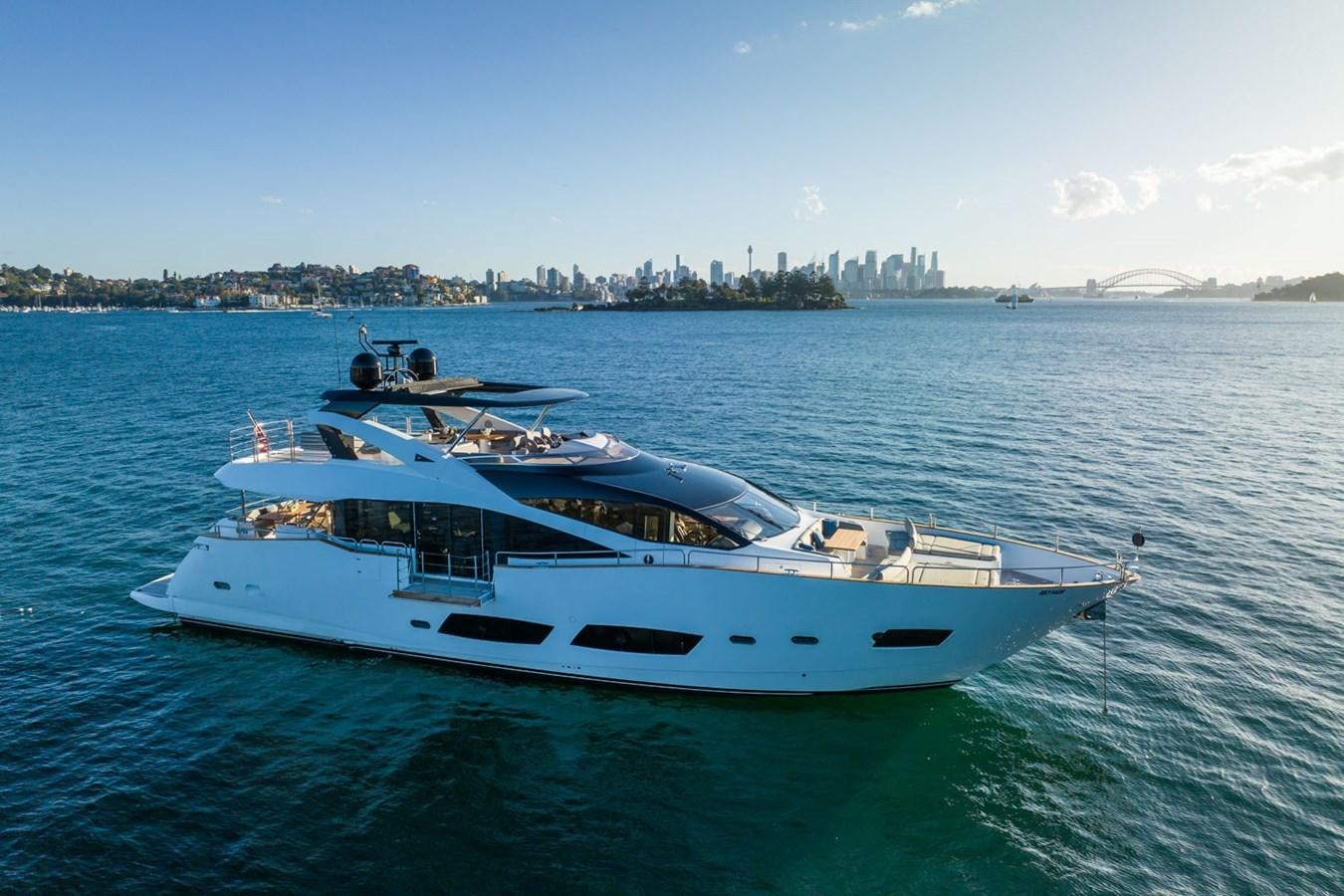 a boat in the water aboard ULTRAVIOLET Yacht for Sale