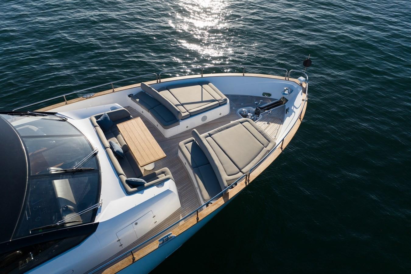 a boat on the water aboard ULTRAVIOLET Yacht for Sale