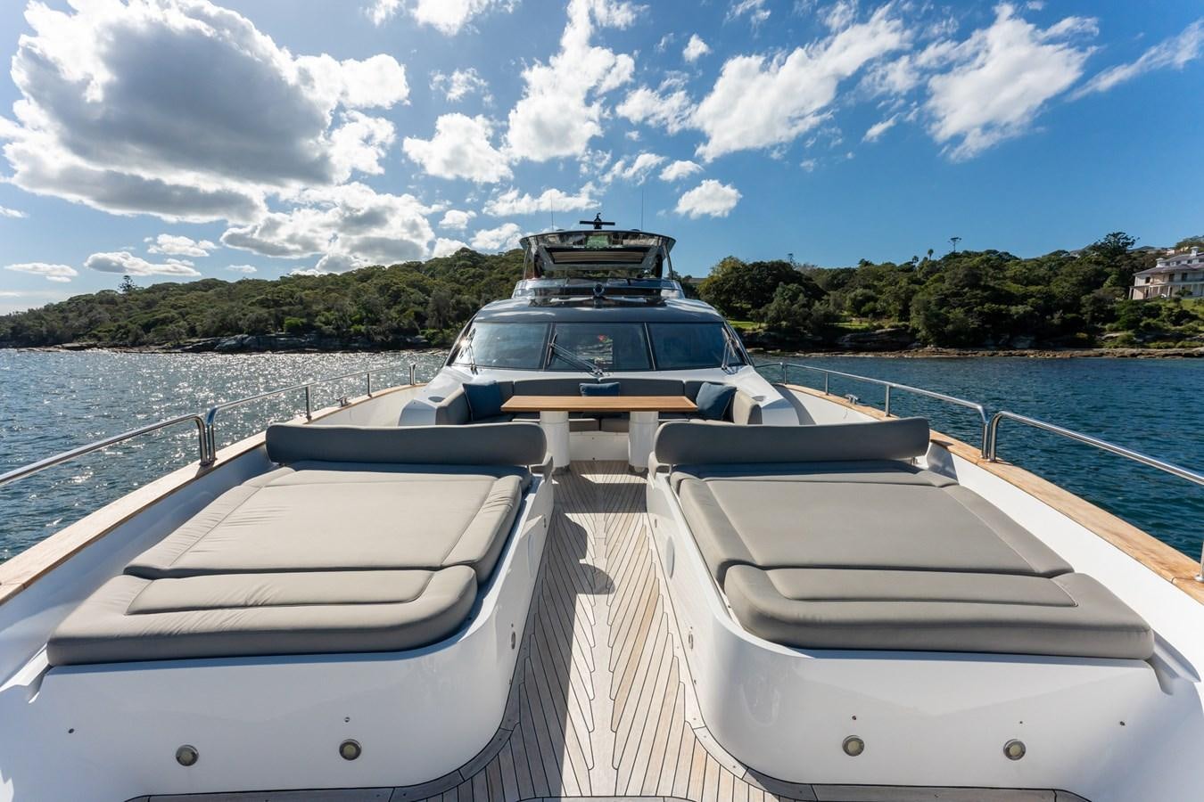 a boat on the water aboard ULTRAVIOLET Yacht for Sale