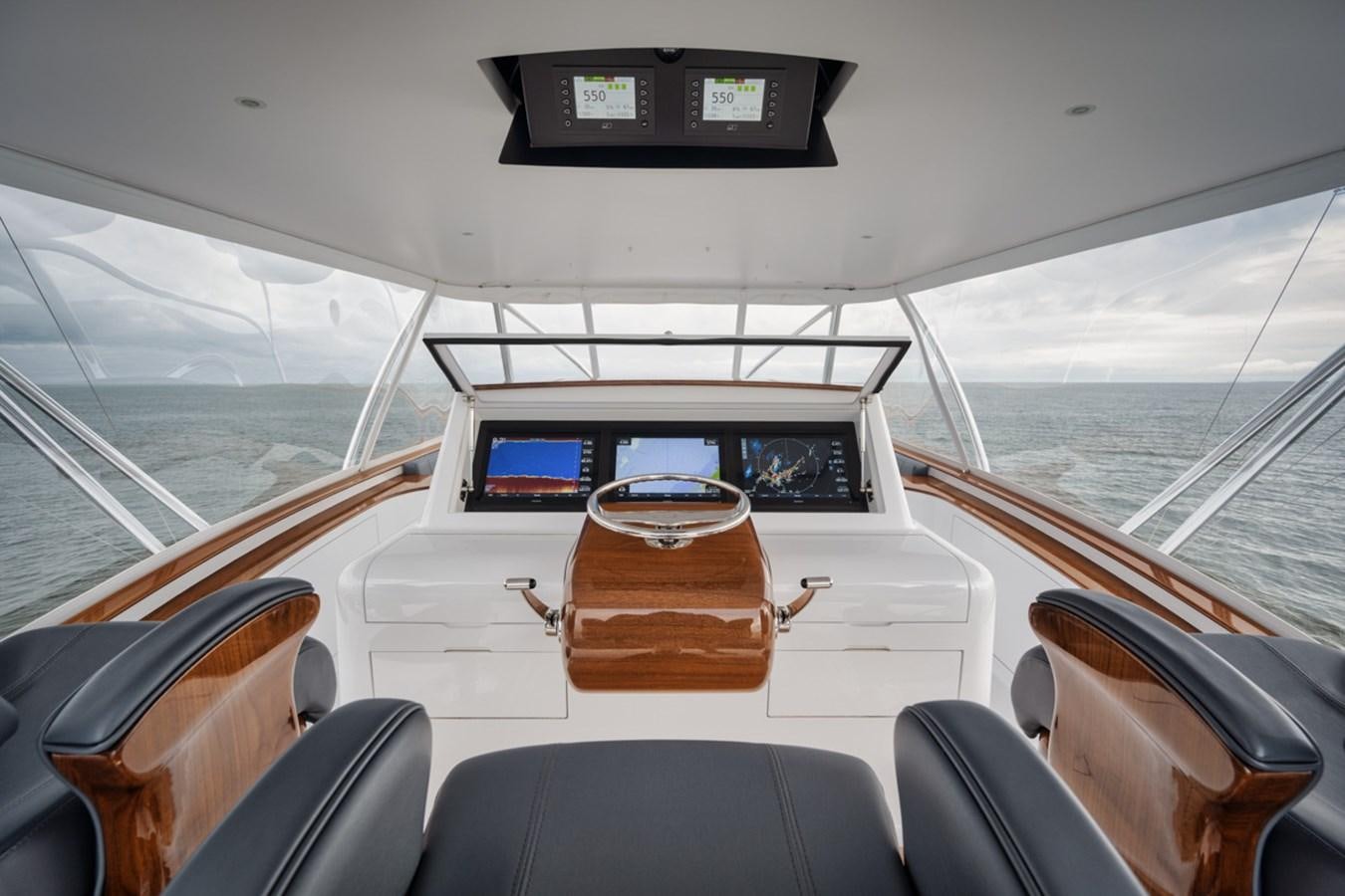 inside of a boat aboard FULL TIME Yacht for Sale
