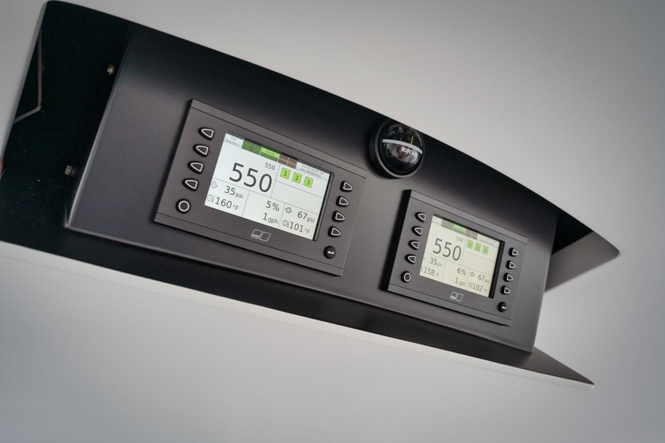 graphical user interface aboard FULL TIME Yacht for Sale