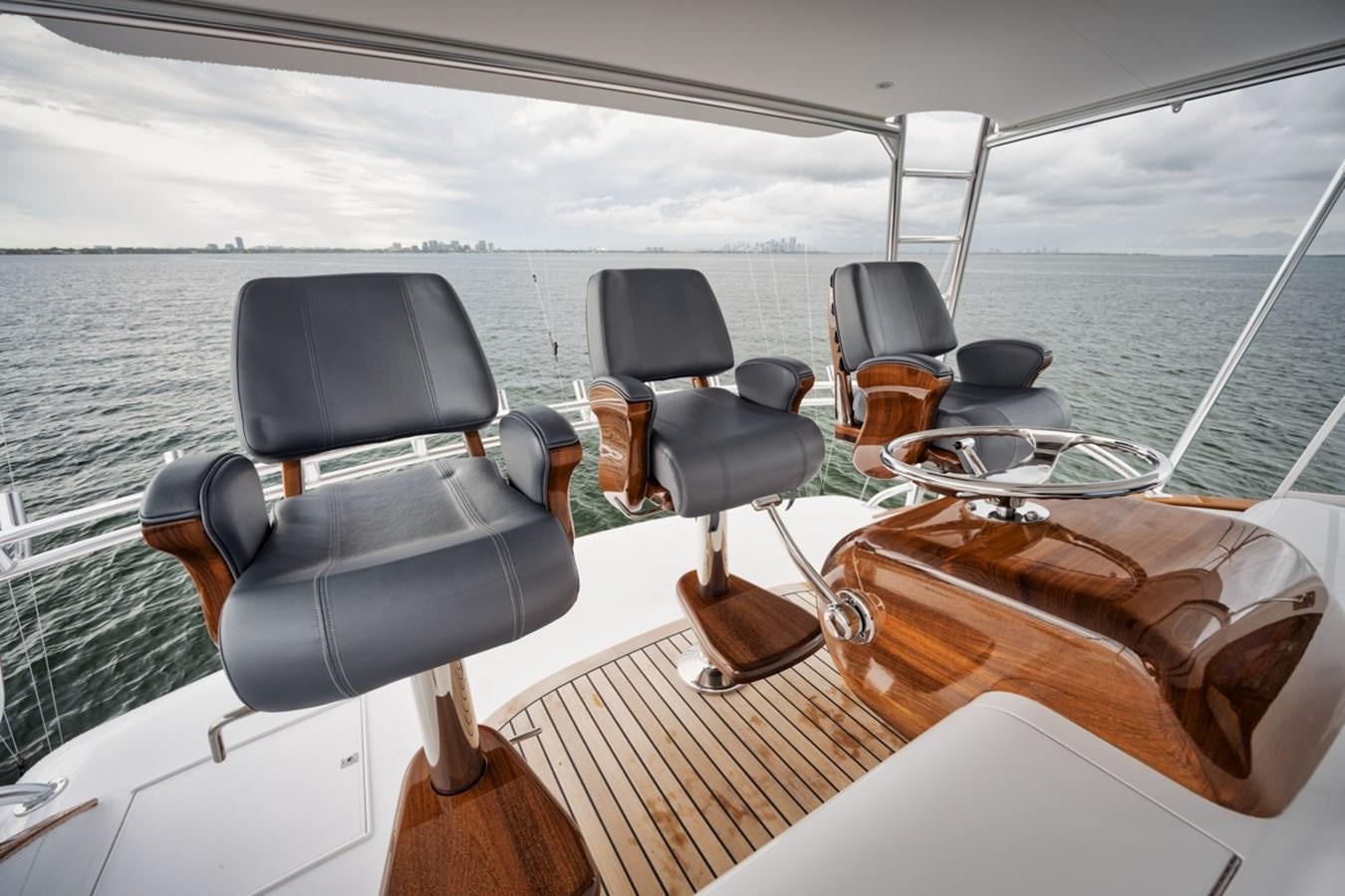 the inside of a boat aboard FULL TIME Yacht for Sale