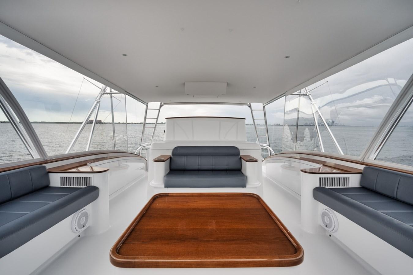 inside of a boat aboard FULL TIME Yacht for Sale