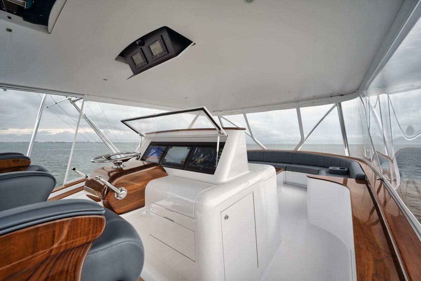 inside of a boat aboard FULL TIME Yacht for Sale