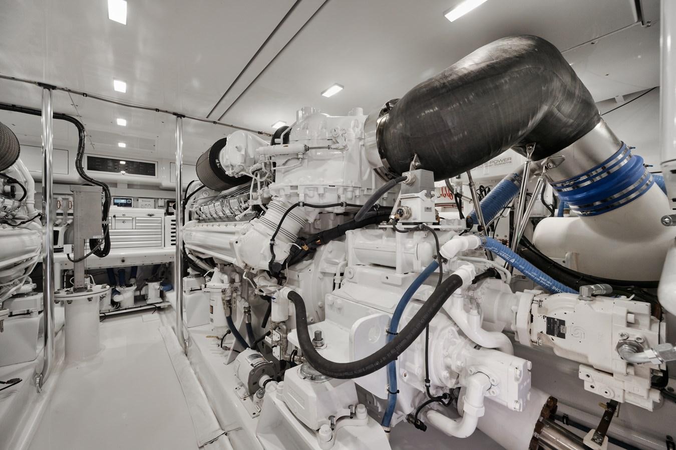 a close-up of a machine aboard FULL TIME Yacht for Sale