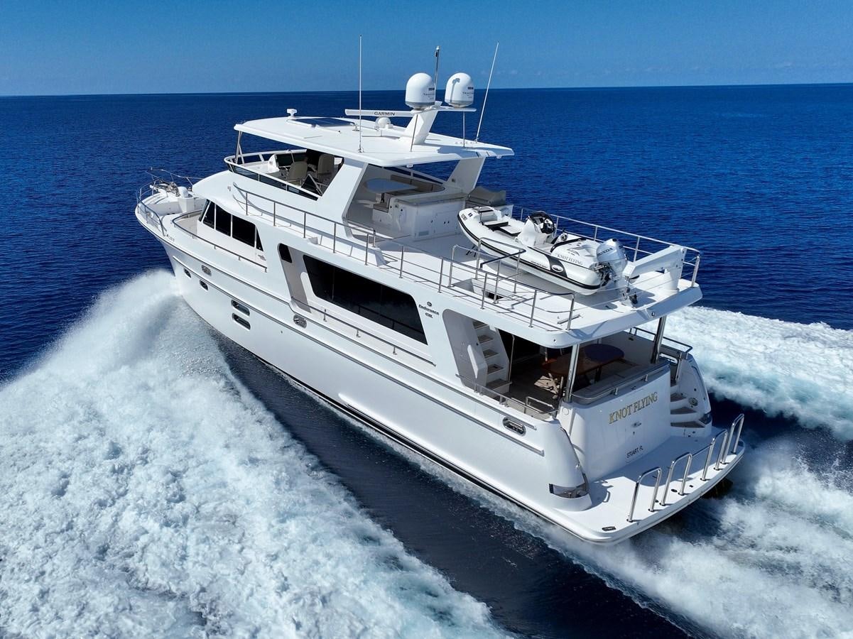 a boat on the water aboard KNOT FLYING Yacht for Sale