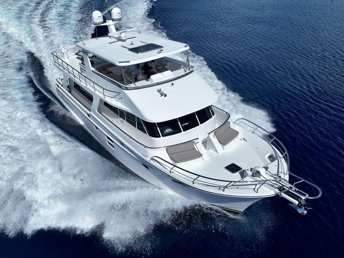 a high angle view of a ship aboard KNOT FLYING Yacht for Sale